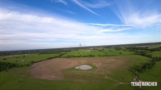 Disking the Northeast Pasture Arial and Panoramic View | Texas Rancher