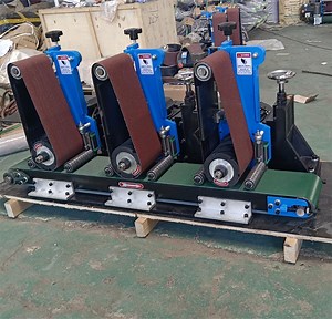 [Hot Item] Laser Cutting Burr Parts Small Flat Plane Sheet Polishing Machine Metal Derusting Belt Polishing Machine