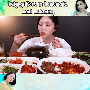Hello everyone ! This is Boki 🥰 I did a lot of home made mukbang, but I didn't eat pork bulgogi yet. I thought it would go well with bulgogi, which is soy sauce base, so I brought spicy pork too ! It was really delicious with a mouthful😆 Enjoy your meal too🙏🏻 #ASMR #MUKBANG #eatingshow #eatingsounds | Yummy Boki
