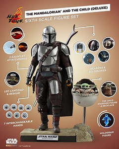 61 reactions | Save 25% on The Mandalorian™ and The Child Sixth Scale Figure Set by Hot Toys. Act fast, this discount ends at 9 AM PT on 8/20! https://side.show/v55rk #StarWars #TheMandalorian | Sideshow Collectibles | Facebook