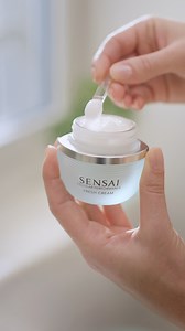 Intense hydration for the soothing comfort your skin craves. Our CELLULAR PERFORMANCE FRESH CREAM offers lasting protection all day long. #CellularPerformance ​#SensaiBeauty #TimelessBeauty | SENSAI Cosmetics