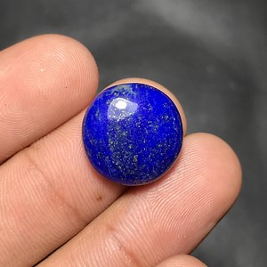 Natural Lapis Lazuli Cabochon : Round Gemstone (16x16x6mm, 15.00cts) L-022 - Etsy