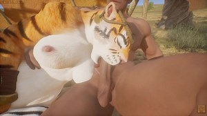 Tiger Girl in the Savannah &sol; Patreon Request