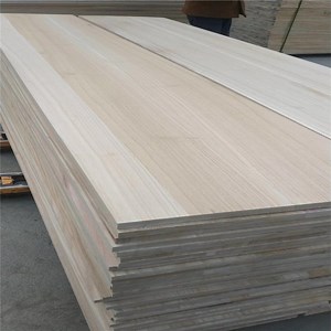 [Hot Item] Paulownia Solid Wood Finger Joint Board/Edge Glued Panel/Worktop/Countertop/Benchtop Board Baseboard Skirting Board Trim Mouding Decoration Line Millwork Timber