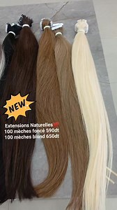 New collection ❤️Extensions Naturelles 💯 ✨️ 100 mèches foncé 590dt 100 mèches blond 650dt | Syrian Beauty