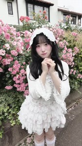 バラ園でお姫様みたいに可愛くおめかし♡♡今日もかわいい~？🎀#お姫様の作り方 | Doll Making