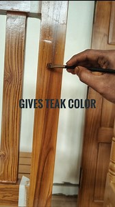 Gives teak color on painted chair #furniturepainting #chairdesign #woodgraindesign #asianpaints | WOOD GRAIN