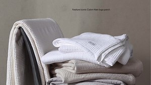 Calvin Klein - King Blanket, Soft Cotton Waffle Weave Bedding, Medium Weight Bed Blanket (Aluminum Grey, King)