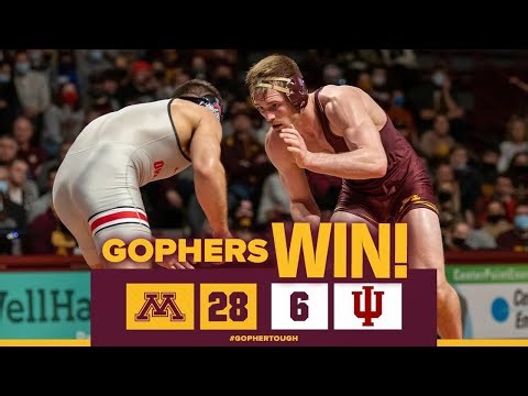 Highlights: #11 Minnesota Wrestling Pummels #22 Indiana