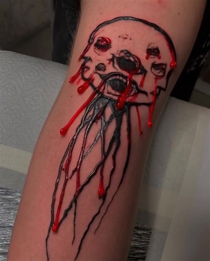 Exploring Blood-inspired Horror Art in Tattoos