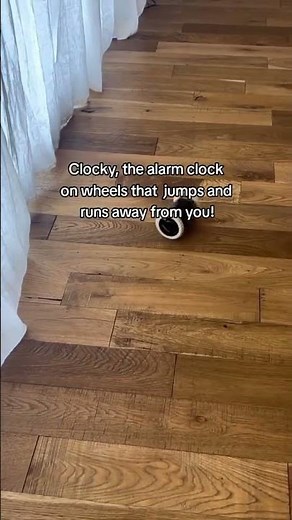 Amazon Dorm Room ESSENTIAL Rolling Alarm Clock on Wheels!! | 2023 Morning Hack, College Hack Gadget