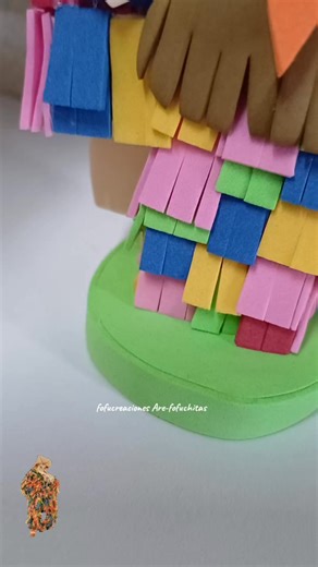 mini fofucho tiliche de Oaxaca🤩❤️ es la primera vez que realizo uno y me gustó mucho realizarlo🥰 . De 12cm aproximadamente. #fofucreacionesare #fofuchas #manualidades #emprendedora #soydeoaxaca | Fofucreaciones Aré - Fofuchitas