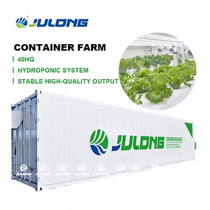 [Hot Item] 40 Feet Vertical Hydroponic Fodder System Farming Grow Room Agricultural Container Lettuce Vegetable Greenhouse