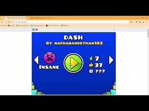 Geometry dash level dash in scratch