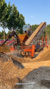 Sorting Stones Efficiently for Better Construction ＃StoneProcessing ＃BuildingBetter ＃MaterialSorting | Fatafatnews