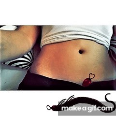 navel bugging on Make a GIF