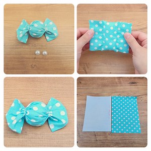2.3K views · 32 reactions | So Sweet Diy Fabric Candy Hair Bow, hair Clips  | How to Make Fabric Bow | Sweets Bow Hair Tie  | Knitting Fashion | Facebook