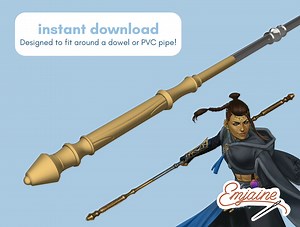 Winter Beau Staff 3d Model for Critical Role Cosplay Stl File - Etsy