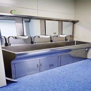 [Hot Item] Operating Room Medical Handwashing Sink with Integrated Touch-Free Soap & Sanitizer Dispenser