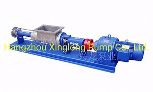 [Hot Item] Hopper Feeder Screw Pump for High Solids Content Material Such as Sludge Cake or Dough