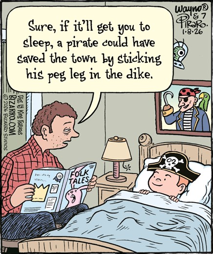 Bizarro Comic Strip 2026-01-08 | Comics Kingdom