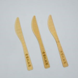[Hot Item] Eco-Friendly Bamboo Disposable Cutlery Set: Forks, Knives, and Spoons