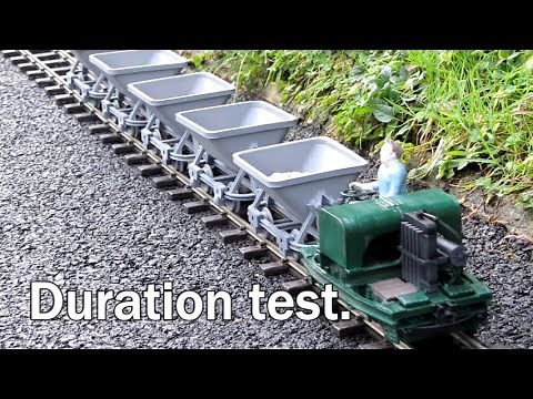 3D Printed Loco. Duration test. How long will it run?
