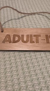 Laser Cut Adult-ish Plaque: Funny Teen Gift - Etsy Canada