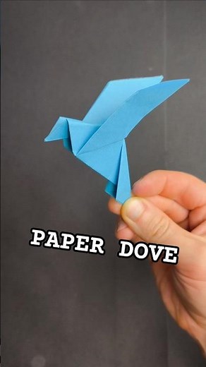 Easy Paper Dove 🕊️ #paperdove #dove #origami #diy