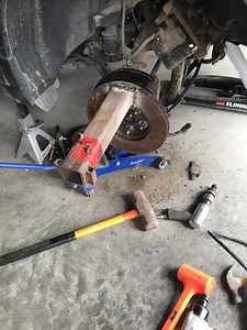 Help - 2015 Outback - tricks for removing rear hub (rear...