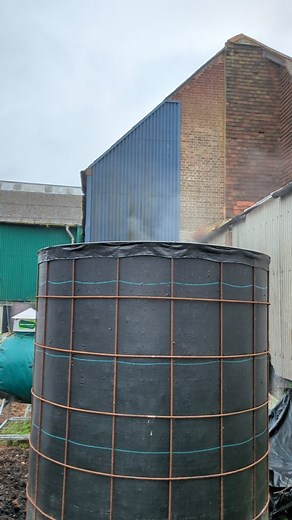 Our Johnson-Su Bioreactors are HOT when we first fill them to mature. The passive aeration allows for the biology to become more and more diverse and abundant as it matures, importantly not being turned. This allows the fungal biomass to grow. As it cools we introduce composting worms and their cocoons from an older pile that we harvest the finished compost from. We have a constant throughput system here at HQ so there's always another batch in the way. Our last batch has sold out, but you can p