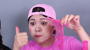 Pink Ice Cream Chocolate Dessert Mukbang DONA | DONA English