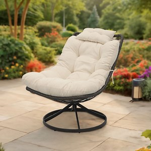[Hot Item] Cheap Outdoor Furniture Gargen Patio Balcony Set Wicker Swivel Chair