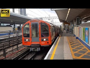 Central Line 1992 Stock | London Underground: Central line at Stratford Station | Central Line Train