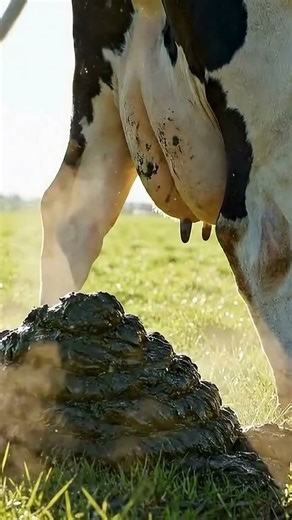 The farm surprise I didn't see coming! 🐮💩 #Shorts