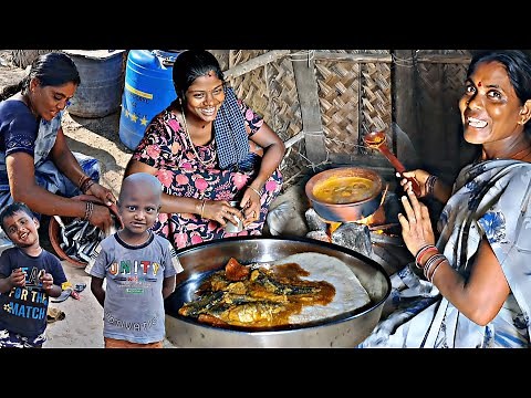 #மதினி சமைத்த சால மீன் குழம்பு| ‪@Rameswarammeenavanfamily‬
