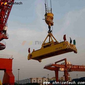 [Hot Item] 20FT & 40FT Electric Hydraulic Telescopic Container Lifting Spreader/Spreader Operation on Yard