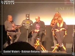 Happy birthday to Daniel Waters, writer of such films as Heathers and Batman Returns. Here is a snippet from our Batman Returns 30th anniversary reunion. | Nostalgic Nebula | Facebook