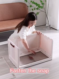 3 Tier Plastic Storage Bins with Wheels 17Gal,Stackable storage Containers with doors,Closet Organizers and Storage,Foldable Storage Box for Organization and Storage,Storage cabinet