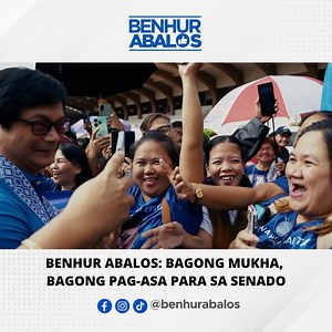 Isang bagong yugto, isang bagong pangarap. Mahirap man ang landas, ngunit sama-sama nating haharapin at tutuparin ang ating mga adhikain. Samahan ninyo po ako sa ating bagong laban! 🇵🇭 | Benhur Abalos