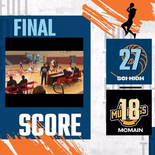The Sci High Girls basketball team had an incredible game today defeating McMain 27-18. Great job girls! #SCIHIGH #GOHARD | Sci High - New Orleans Charter Science and Mathematics High School