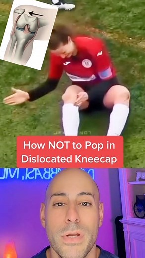 Remember this one- Straighten the Knee to Pop back in Dislocated Kneecaps. Pushing with thumb medially is the second most important part! How tough is this girl!⚽️ 😷✅Follow @dr.davidabbasi for More Daily Medical Content & Health Tips! #health #fitness #patellardislocation #kneecap #kneepain #kneeinjury #orthopedics #sportsmedicine #wellness #healthy #motivation #workout #gym #soccer #worldcup #lionelmessi #messi #mbappe #argentina | David Abbasi, MD - Sports Medicine & Orthopedic Surgery
