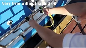 2 Pcs Boat Rope Ladder 5 Step Heavy Duty 440lbs Foldable Boarding Rope Ladder Inflatable Boat, Kayak, Motorboat, Sailboat, Canoeing
