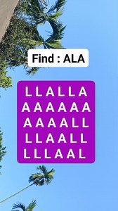 Find : ALA #brainteaser #puzzle #search #find #reels | Must Watch Reels
