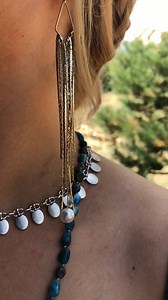 2.4K views · 35 reactions | Anuket, the Egyptian Goddess and personification of the river Nile was often depicted as a woman with a tall headdress made of either reeds or ostrich feathers. The Anuket earrings are a designed in tribute to the elaborate adornments of Anuket in lavish gold, a true representation of ancient Egyptian art uncovered after thousands of years under the desert sands. https://freyabranwyn.com/collections/earrings/products/anuket-pearl-earrings | Freya Branwyn | Facebook