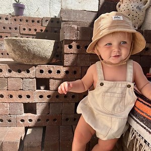 Corduroy Baby Bucket Hat: Infant Sun Protection, Neutral Tan - Etsy