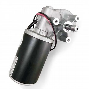 [Hot Item] Motor 63mm Large Torque with Self-Locking Function DC Worm Gear Motor for Smart Lock