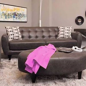 With a fresh spin on the mid-century modern look, the Digital Tufted Gray Sofa ️ is sure to look great in any room! Now available for only $348 during our Tax Refund event going on now! afw.com/digital-tufted-gray-sofa | American Furniture Warehouse | Facebook