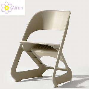 [Hot Item] Plastic Office Chairs Stackable Conference Chairs Simple Dining Outdoor Cool Chairs Negotiation Chairs White Exhibition Audience Chairs