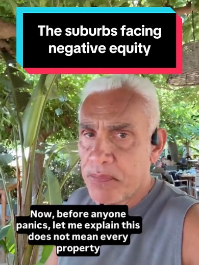 The suburbs facing negative equity 📉🏠 Negative equity is not just a market statistic. It is the moment a family realises the home they fought so hard to buy may now be worth less than the debt attached to it. These are the suburbs where low deposits, high debt and falling confidence could create the most pain. ⚠️ #realestate #negativeequity #propertymarket
